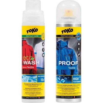 Toko Duo-Pack Textille Proof and ECO Textile Wash 2x 250 ml