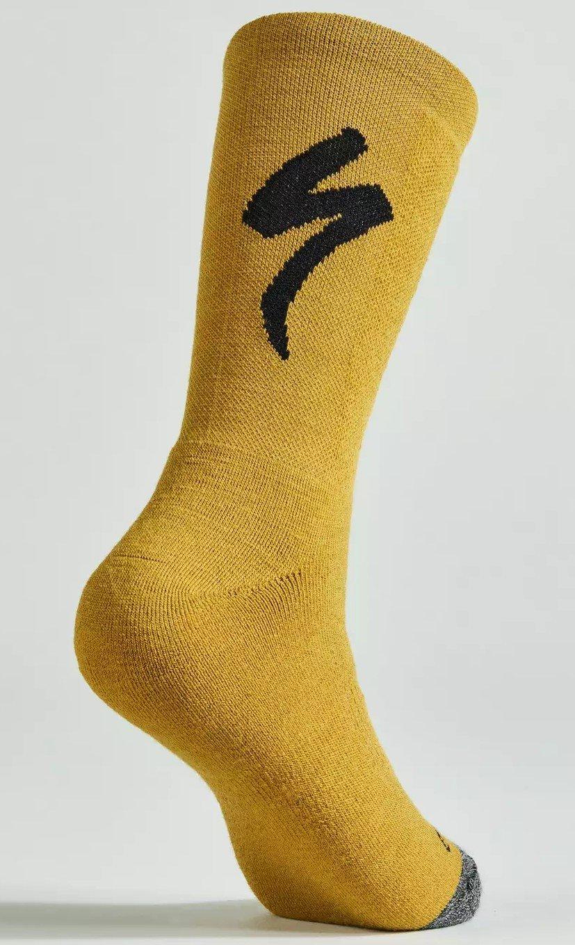 Ponožky Specialized Merino Deep Winter Tall Logo Socks Veľkosť: S