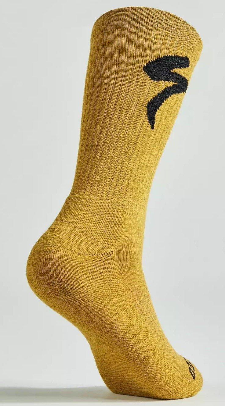Ponožky Specialized Merino Midweight Tall Logo Socks Veľkosť: L