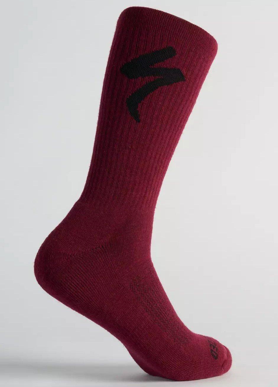 Specialized Merino Midweight Tall Logo Socks , Ponožky, Velikosť: S