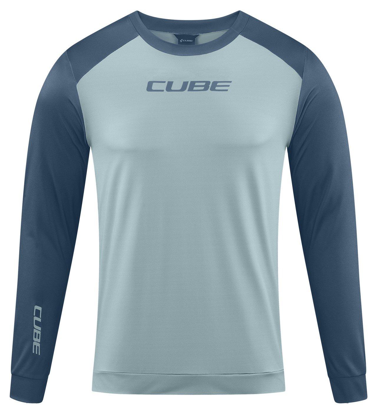 Cyklistické prilby Cube ATX Round Neck Jersey M Veľkosť: S