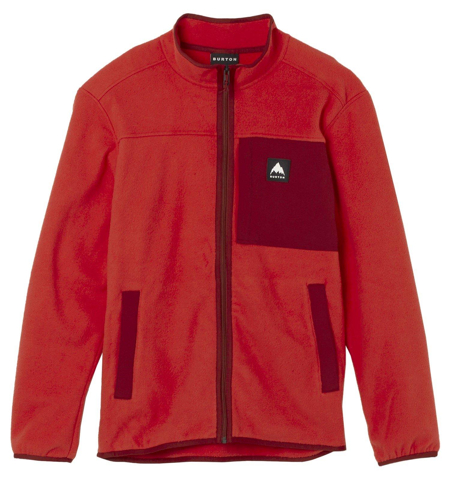 Burton Hearth Full-Zip Fleece Veľkosť: XL, Druhá vrstva, Velikosť: XL