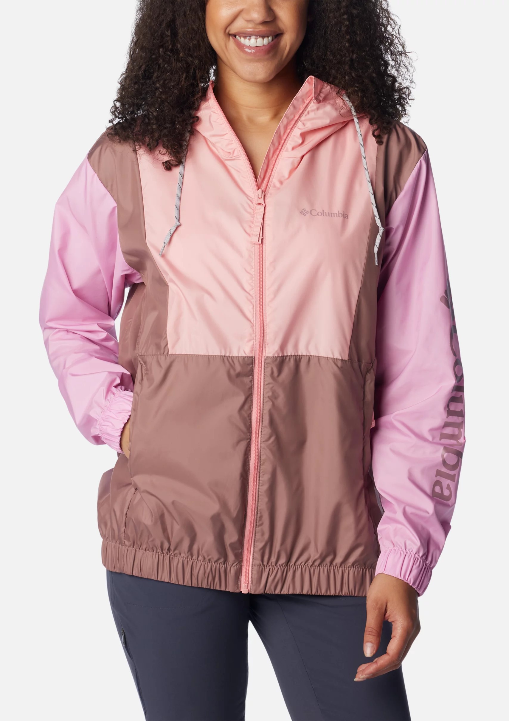 Dámska bunda Columbia Lily Basin™ Colorblock Jacket W Veľkosť: S