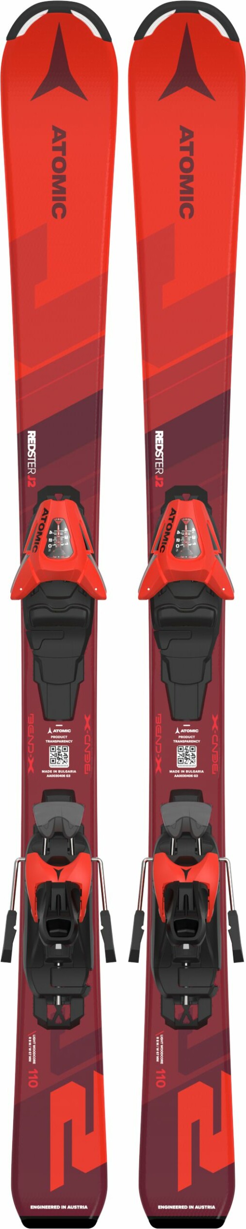 Atomic Redster J2 + L C 5 GW cm, Detské lyže, Velikosť: 80 cm