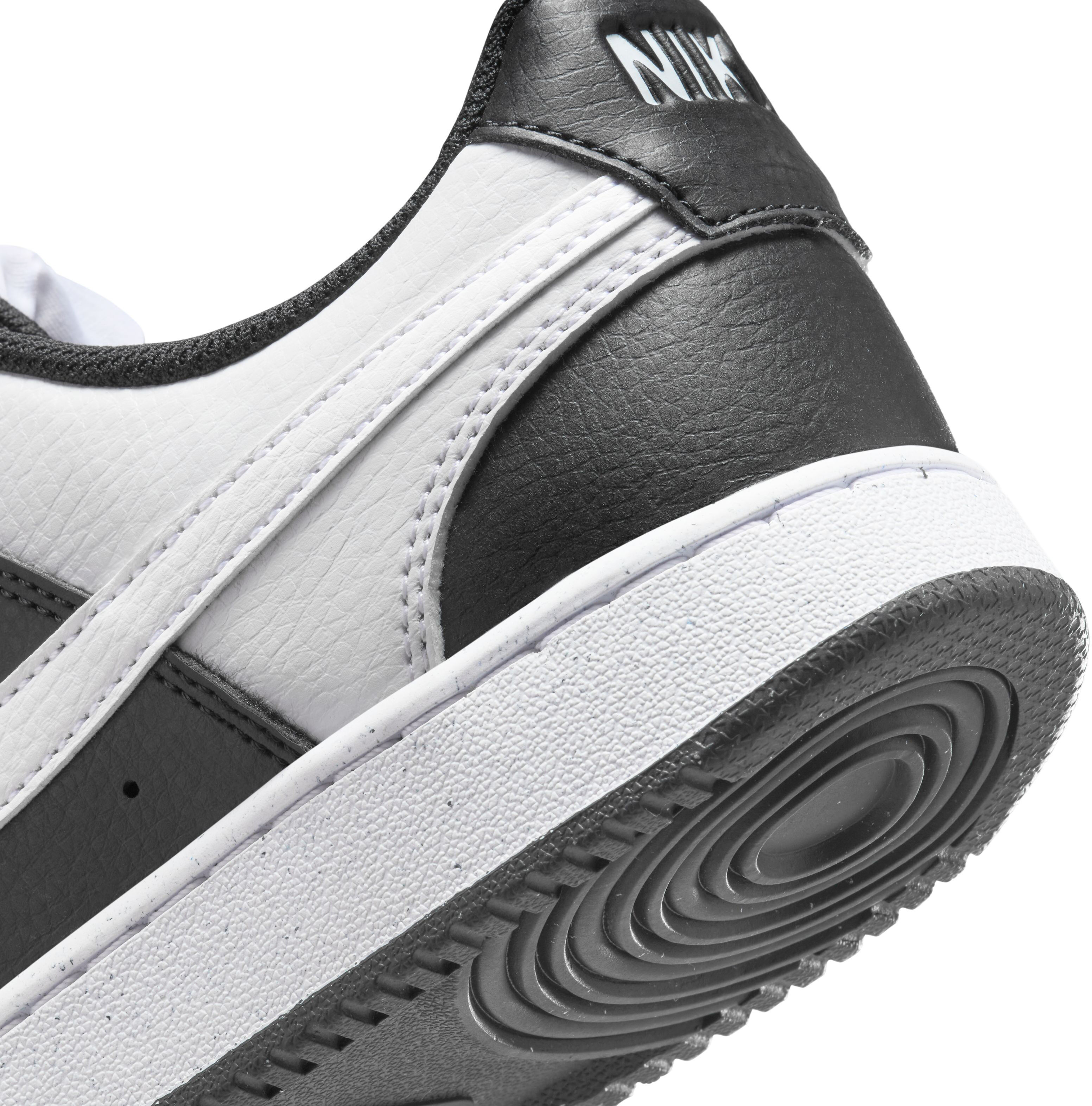 Nike Court Vision Low Next Nature W - Veľkosť: 38 | Farba: Čierna, Biela · záber 8