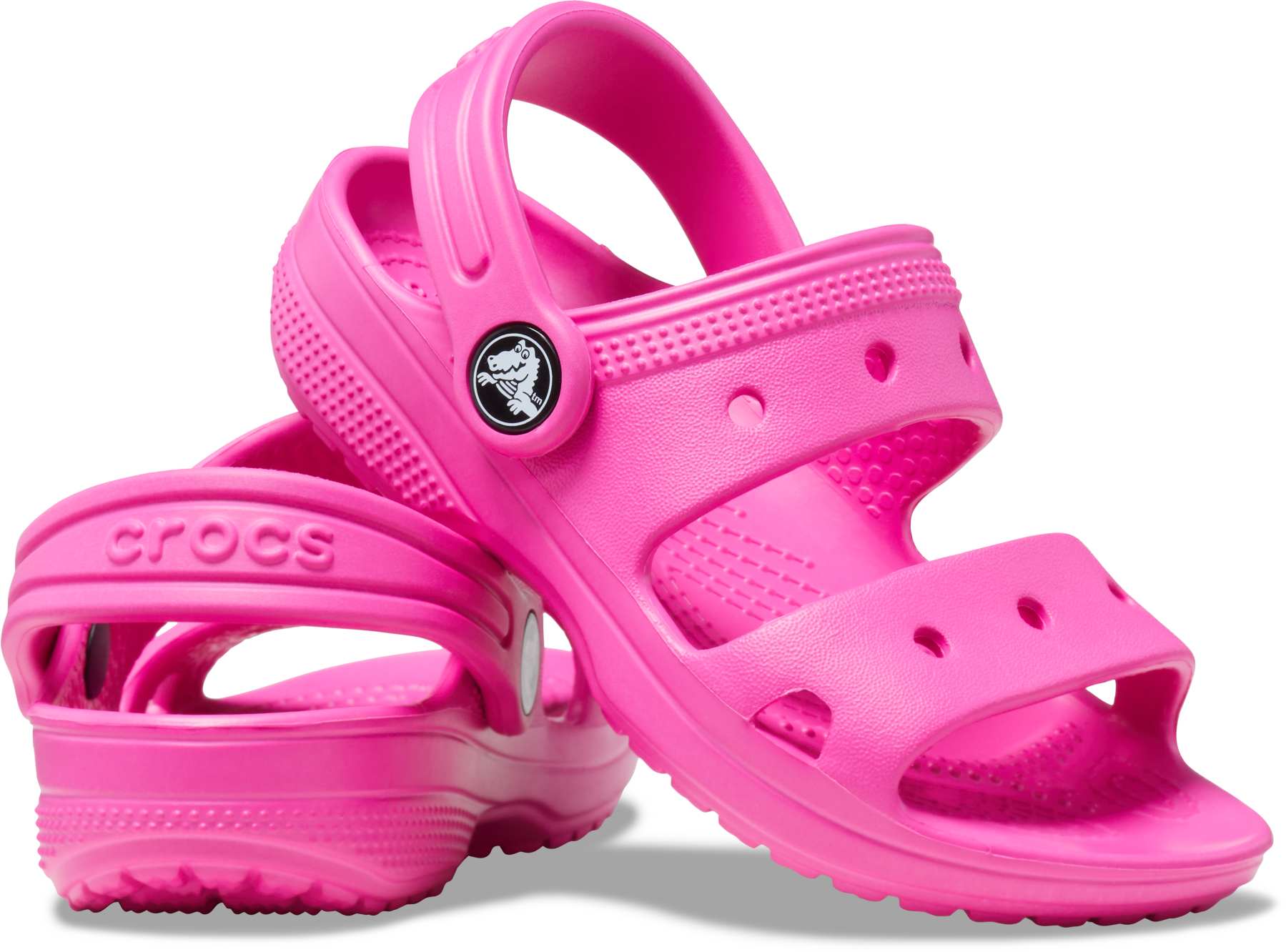 Crocs Classic Kids Sandal - Veľkosť: 23 | Farba: Ružová · záber 4