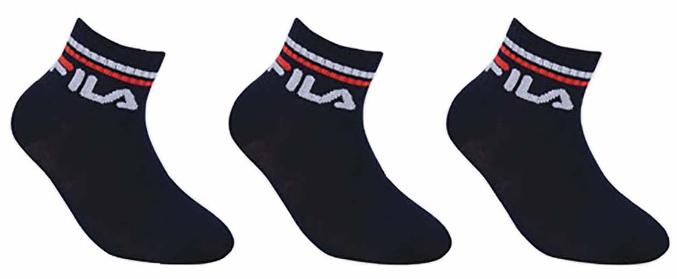 Fila Junior Quarter Plain 3P , Ponožky, Velikosť: 23-26 EUR