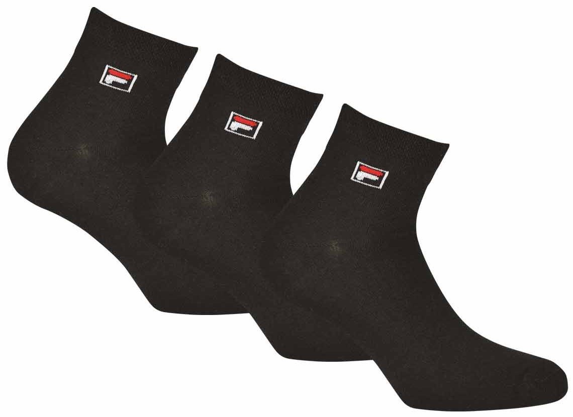 Fila Quarter Plain 3 Pack , Ponožky, Velikosť: 35-38 EUR