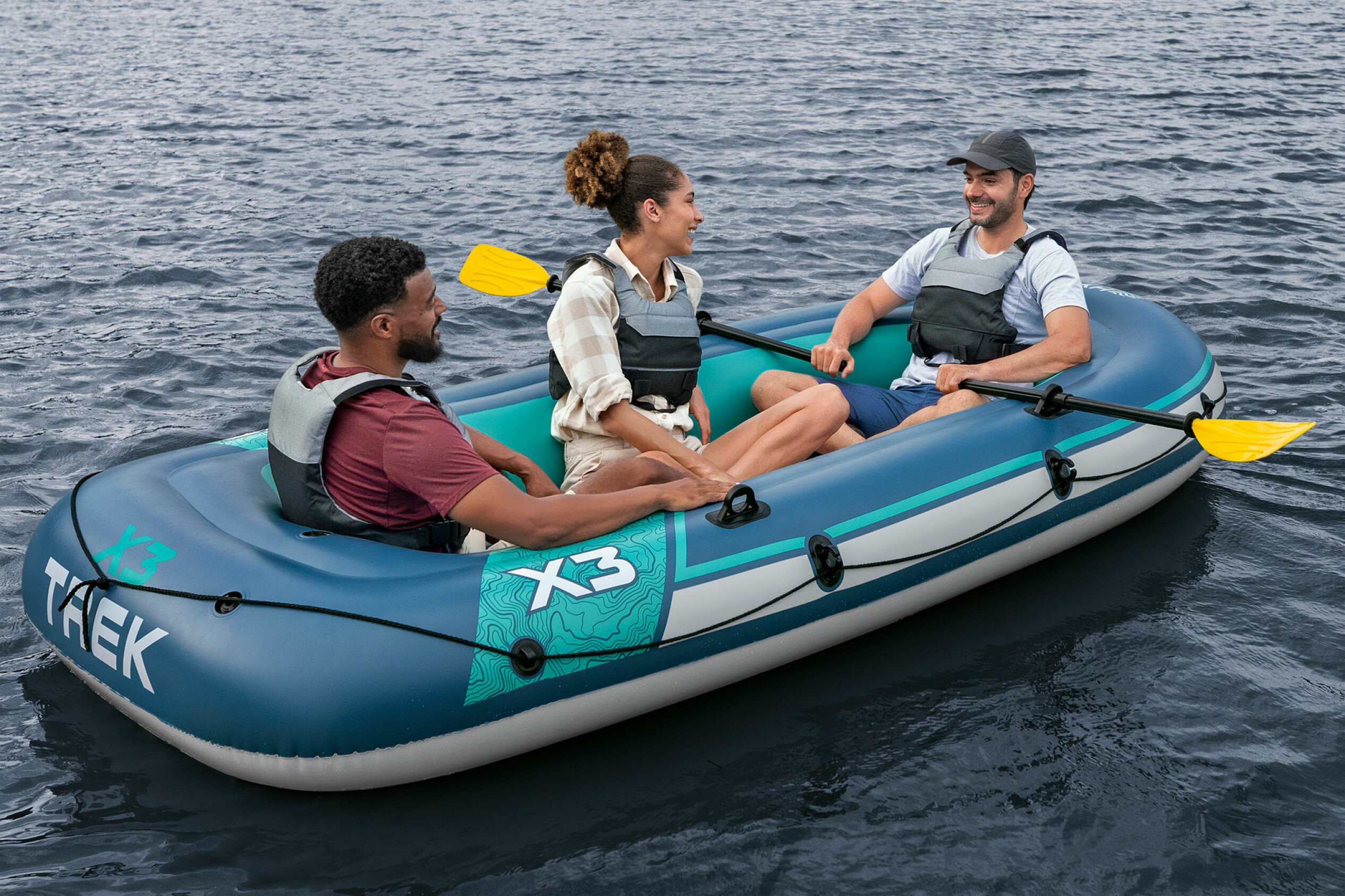 Bestway Hydro Force Trek X3 Inflatable Raft Set · záber 2