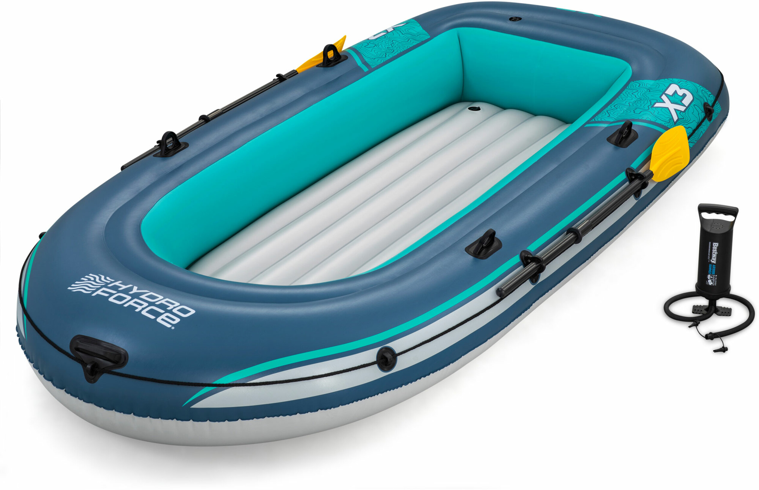 Bestway Hydro Force Trek X3 Inflatable Raft Set , Kajak, Velikosť: Univerzálna veľkosť