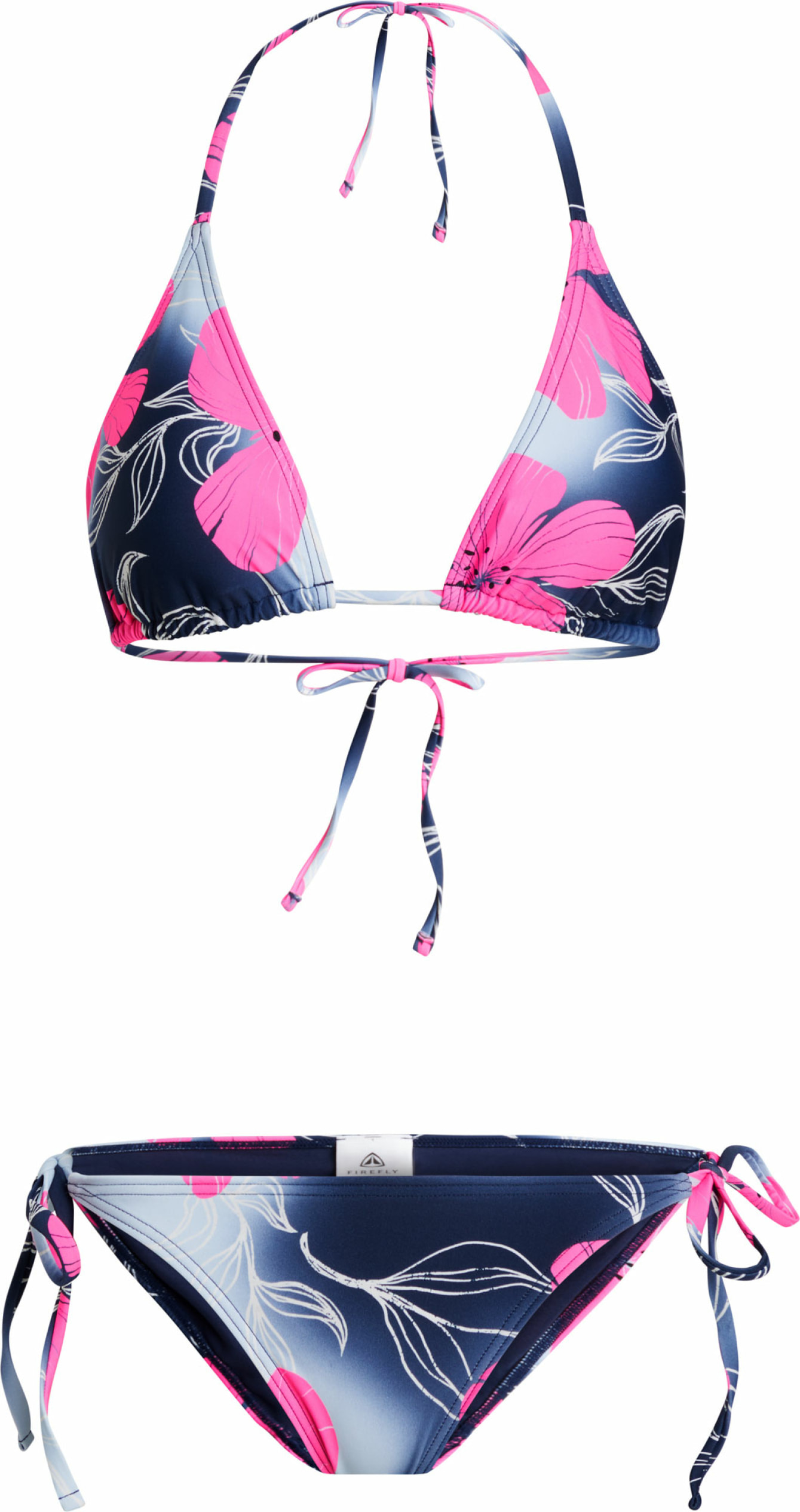 Firefly Mari Painted Flower Triangle Bikini Set Veľkosť: 34