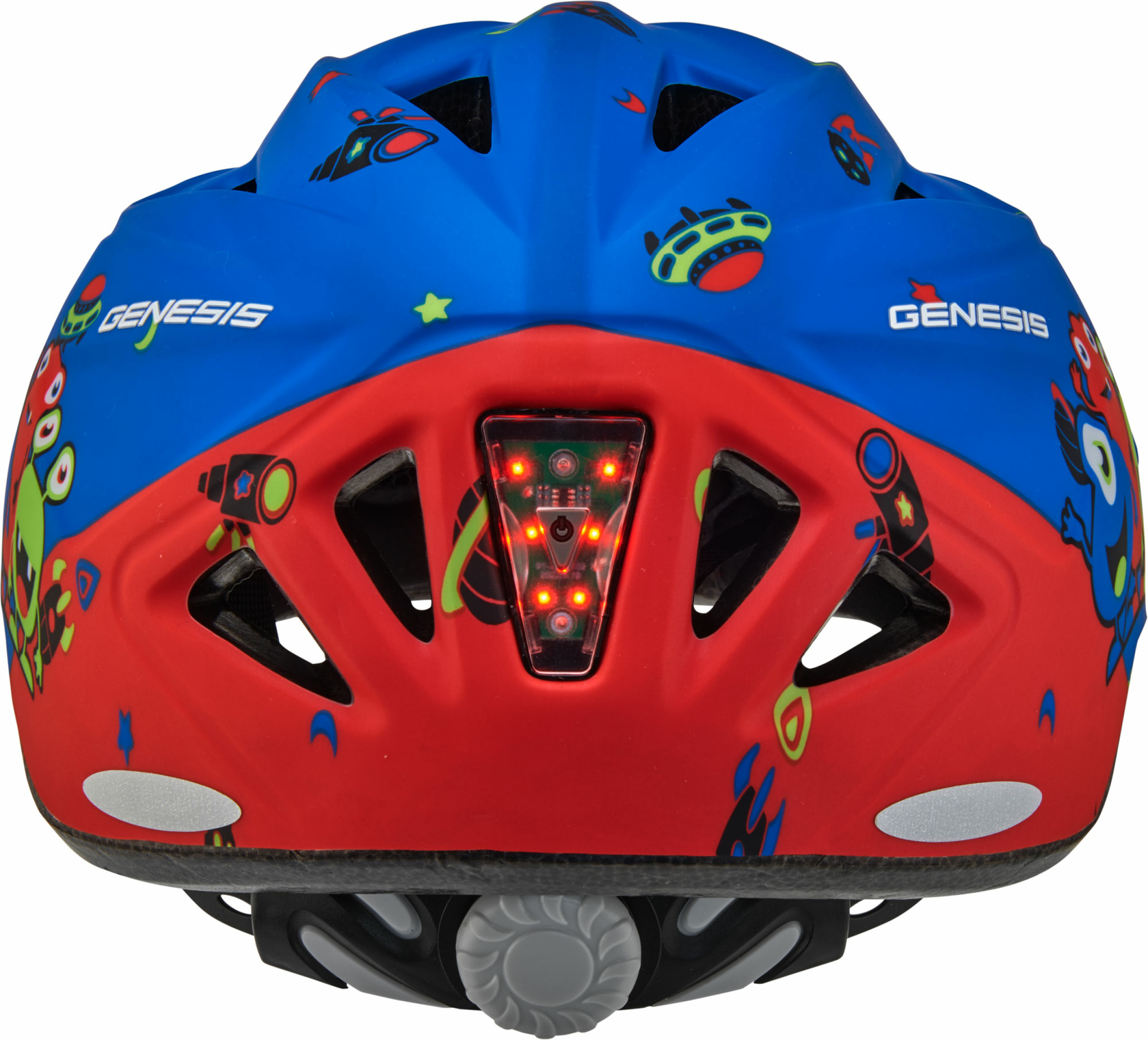Genesis Yangsta 2.4 Helmet Rear Light Kids - Veľkosť: 48-52 | Farba: Modrá · záber 2