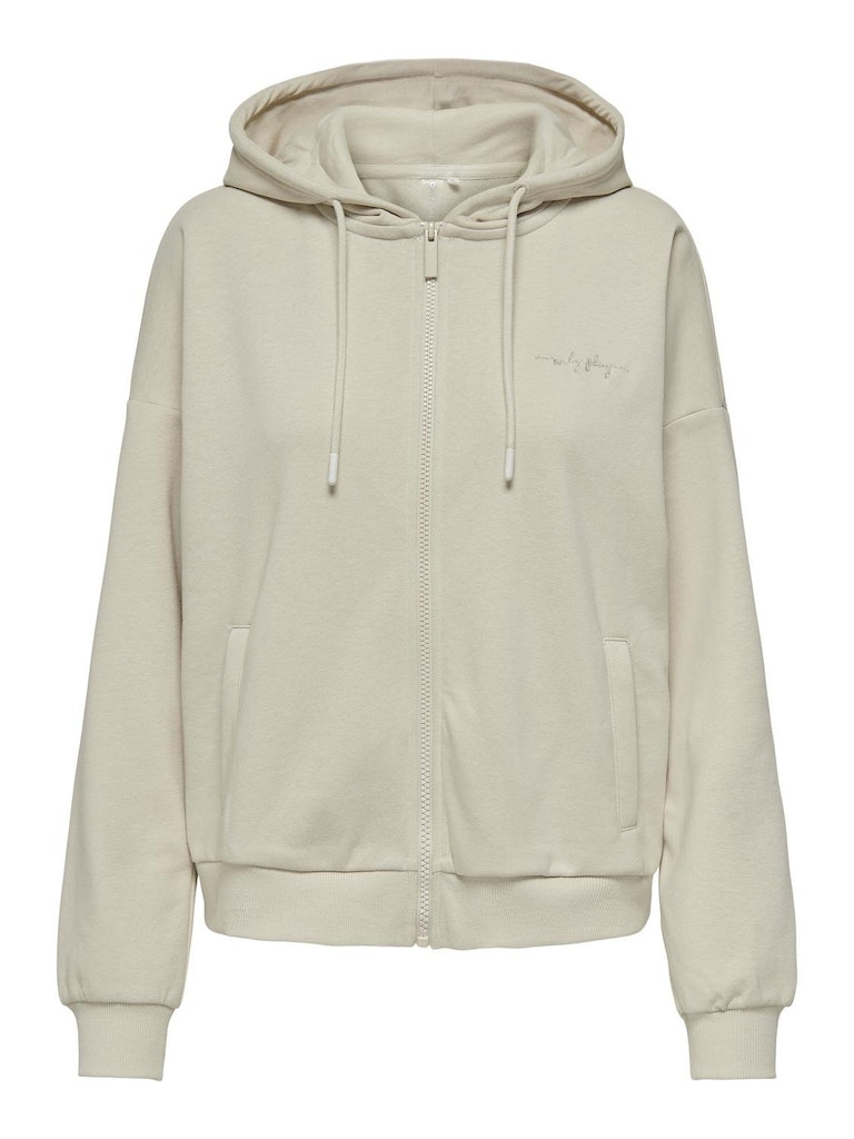 Only Play LUX LIFE HOOD FZ LS LOOSE BRUSH SWT Veľkosť: XS, Dámska mikina, Velikosť: XS