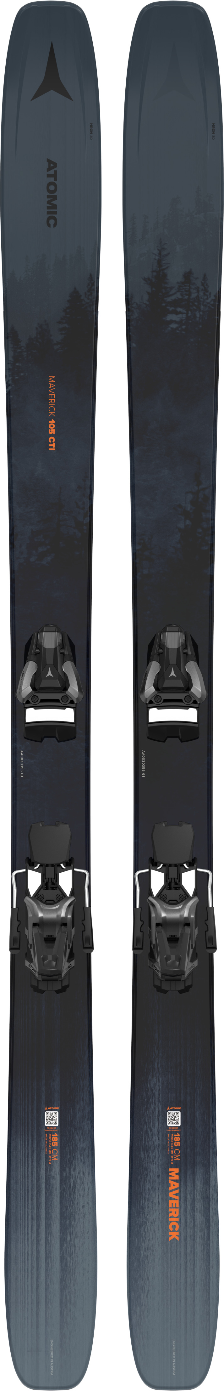 Atomic Maverick 105 CTI + STR 14 GW 5 cm, Pánske lyže, Velikosť: 185 cm