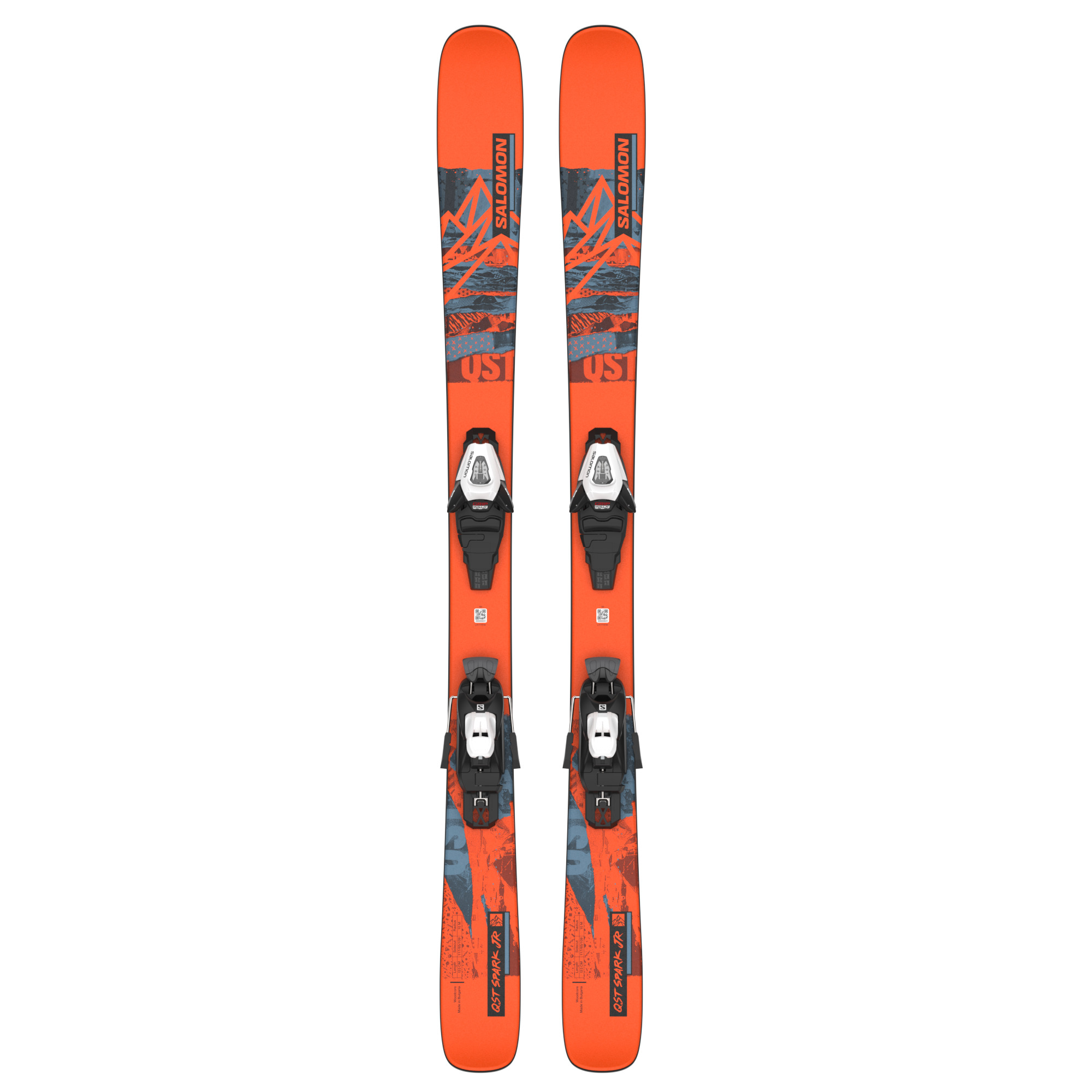 Salomon QST Spark Junior S + C5 GW , Detské lyže, Velikosť: 123 cm