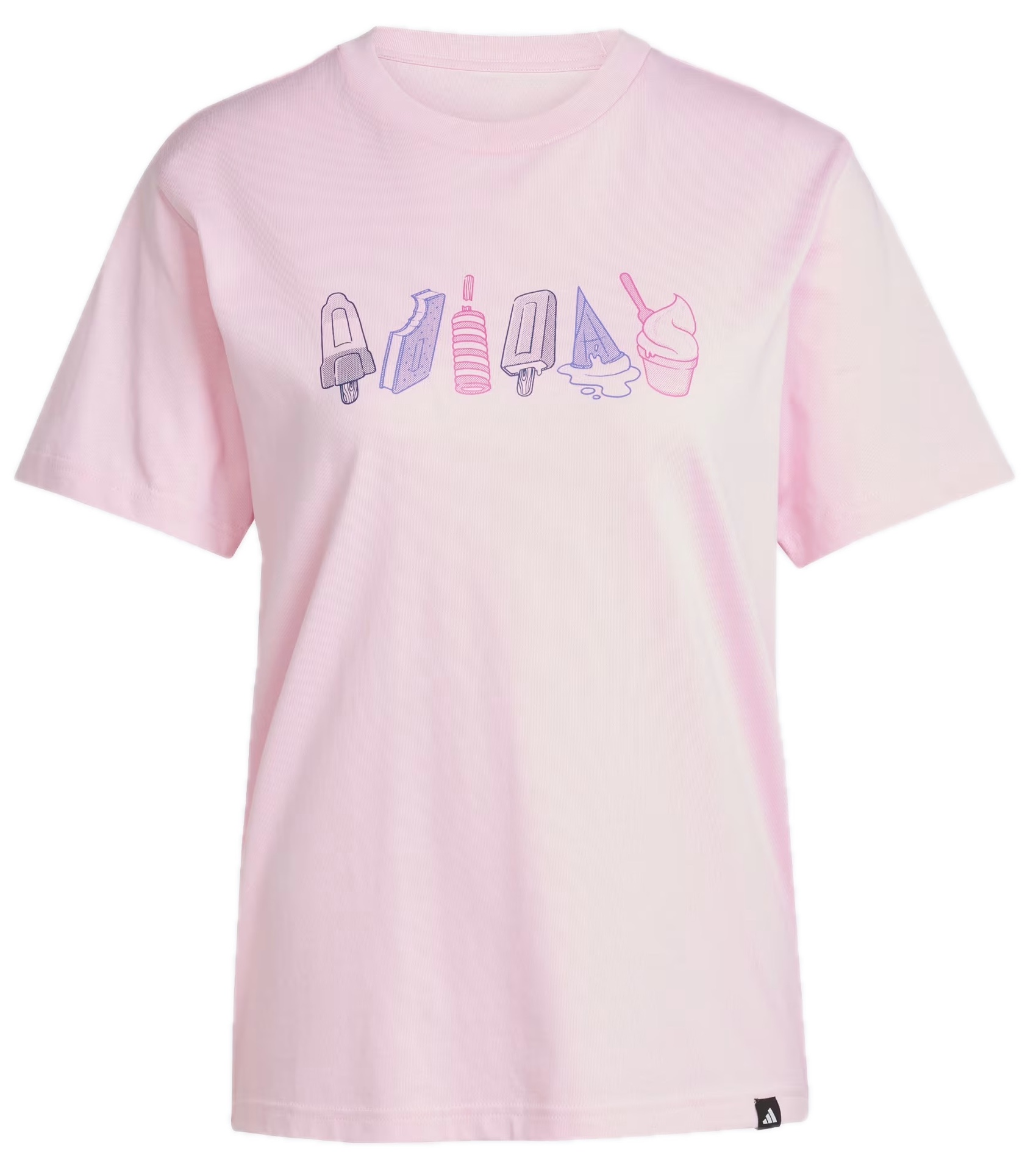Adidas Remera Lounge Food Graphic 0, Dámský top, Velikosť: 400