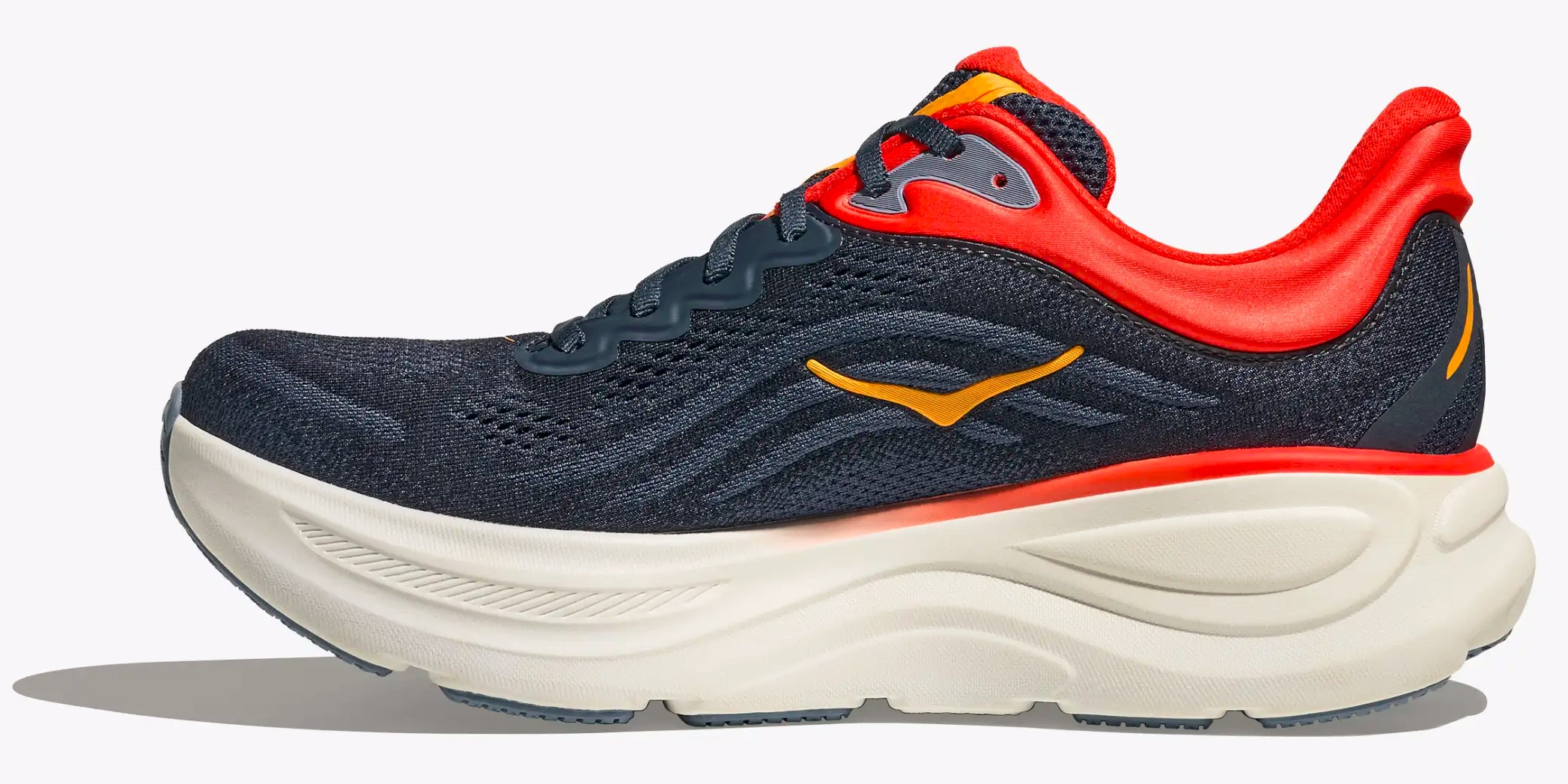 Hoka Bondi 9 M - Veľkosť: 45 1/3 | Farba: Modrá, Červená · záber 3