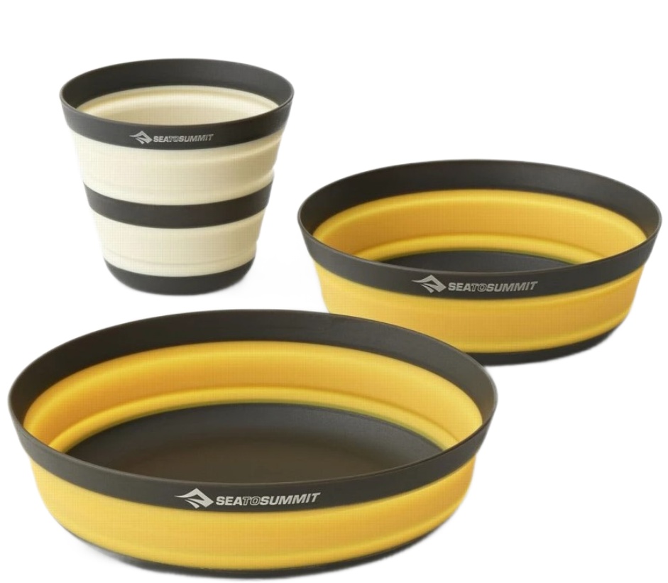 Sea to Summit Frontier UL Collapsible Dinnerware Set 1P 3 Piece , jedálenská súprava, Velikosť: Univerzálna veľkosť