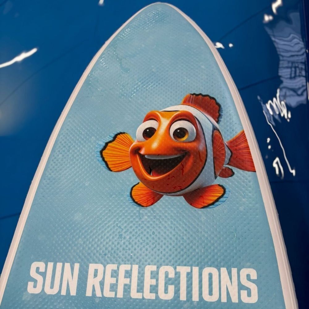 Sun Reflections 8'2'' Kids Paddleboard - Farba: Modrá · záber 4