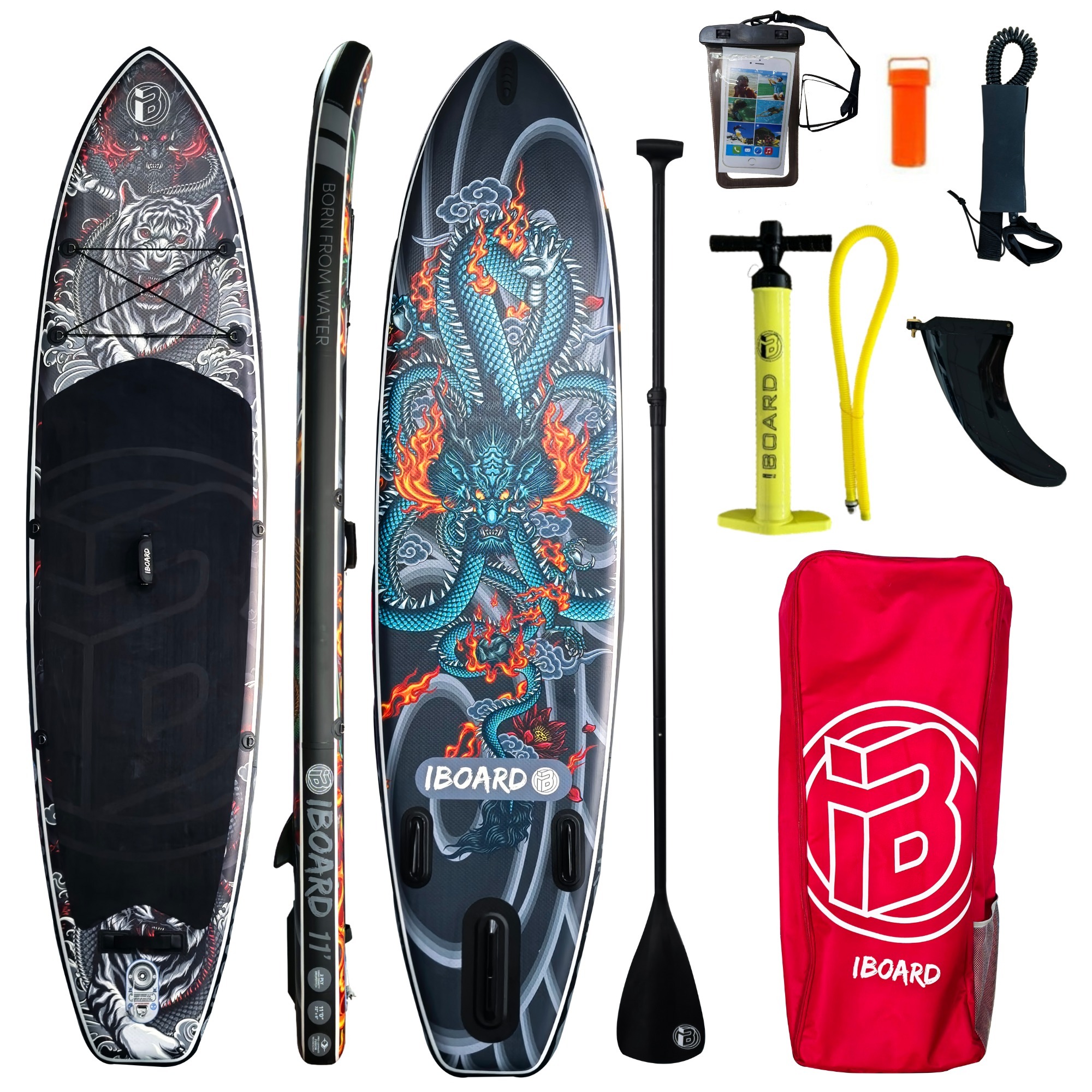 IBoard Tiger 11' Paddleboard Veľkosť: Univerzálna veľkosť