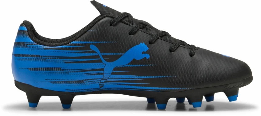 Puma Attacanto II FG/AG Kids - Veľkosť: 36 | Farba: Čierna, Modrá · záber 2