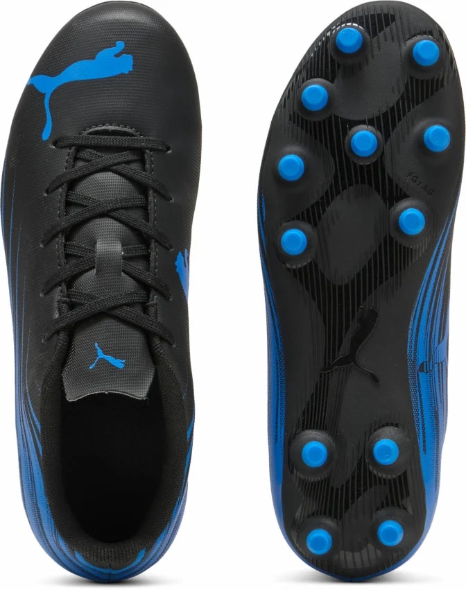 Puma Attacanto II FG/AG Kids - Veľkosť: 36 | Farba: Čierna, Modrá · záber 4