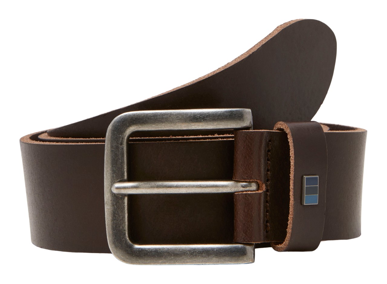 JACK AND JONES Jack & Jones Flag Leather Belt , Opasok, Velikosť: 90 cm