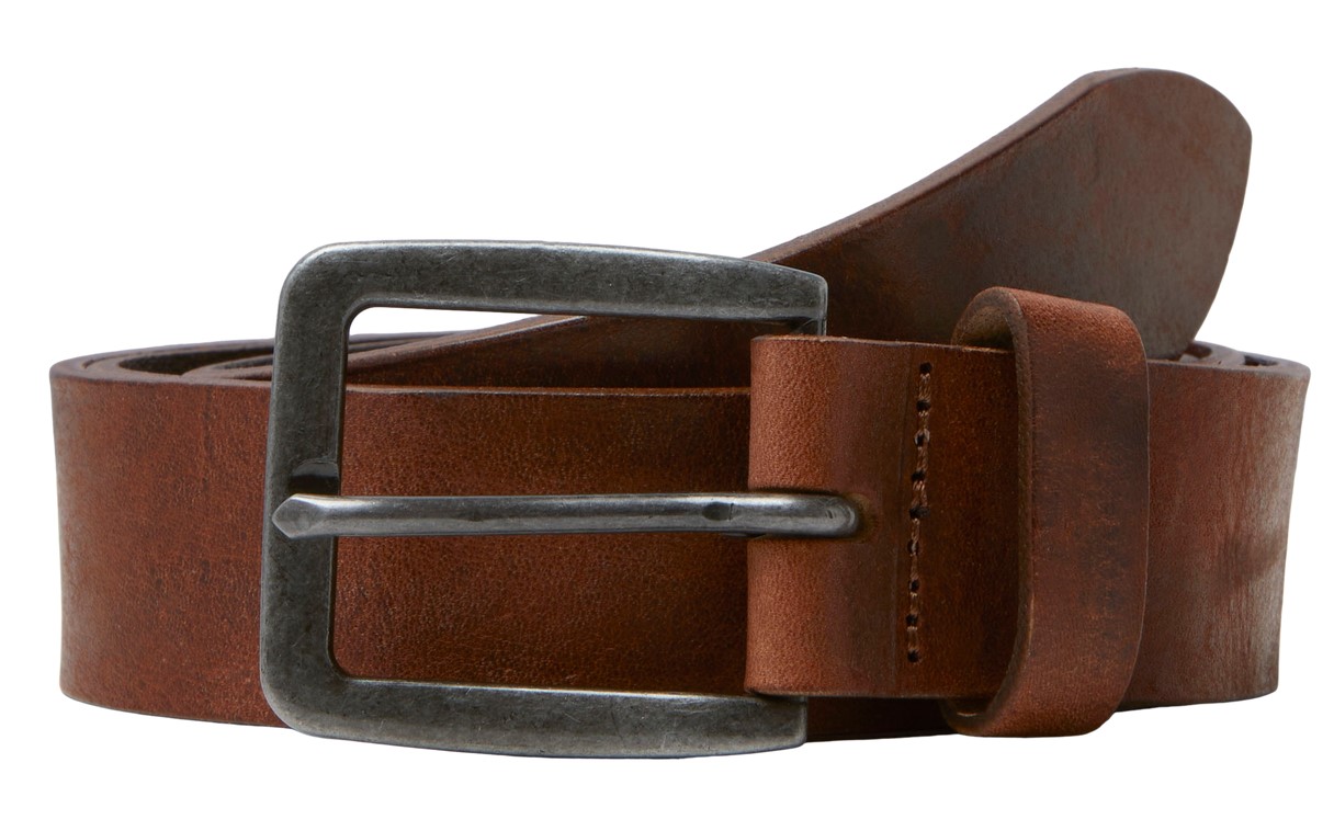 JACK AND JONES Jack & Jones Victor Leather Belt , Opasok, Velikosť: 90 cm