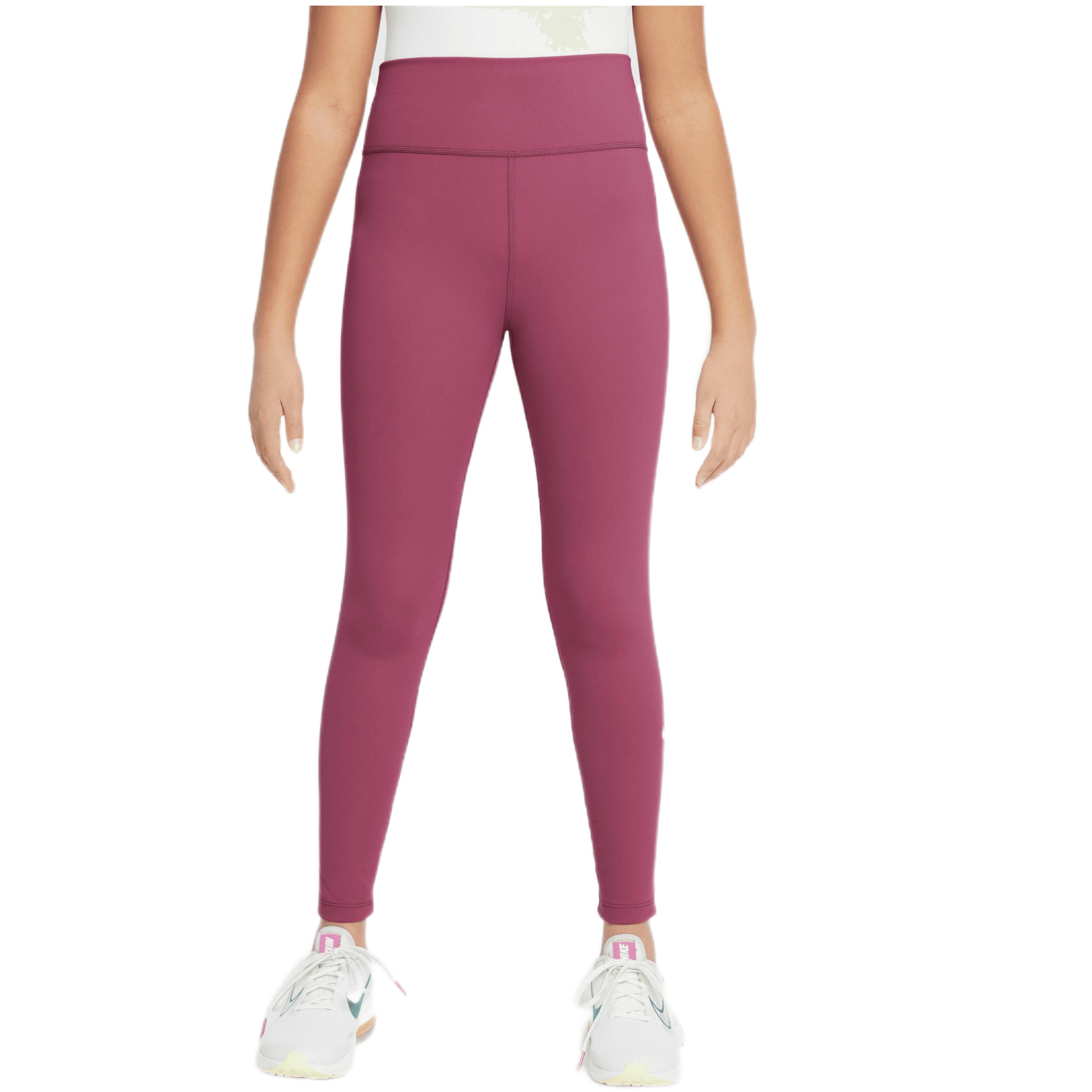 Nike One Older Kids' (Girls') Dri-FIT High-Waisted Veľkosť: XL, Legíny, Velikosť: XL