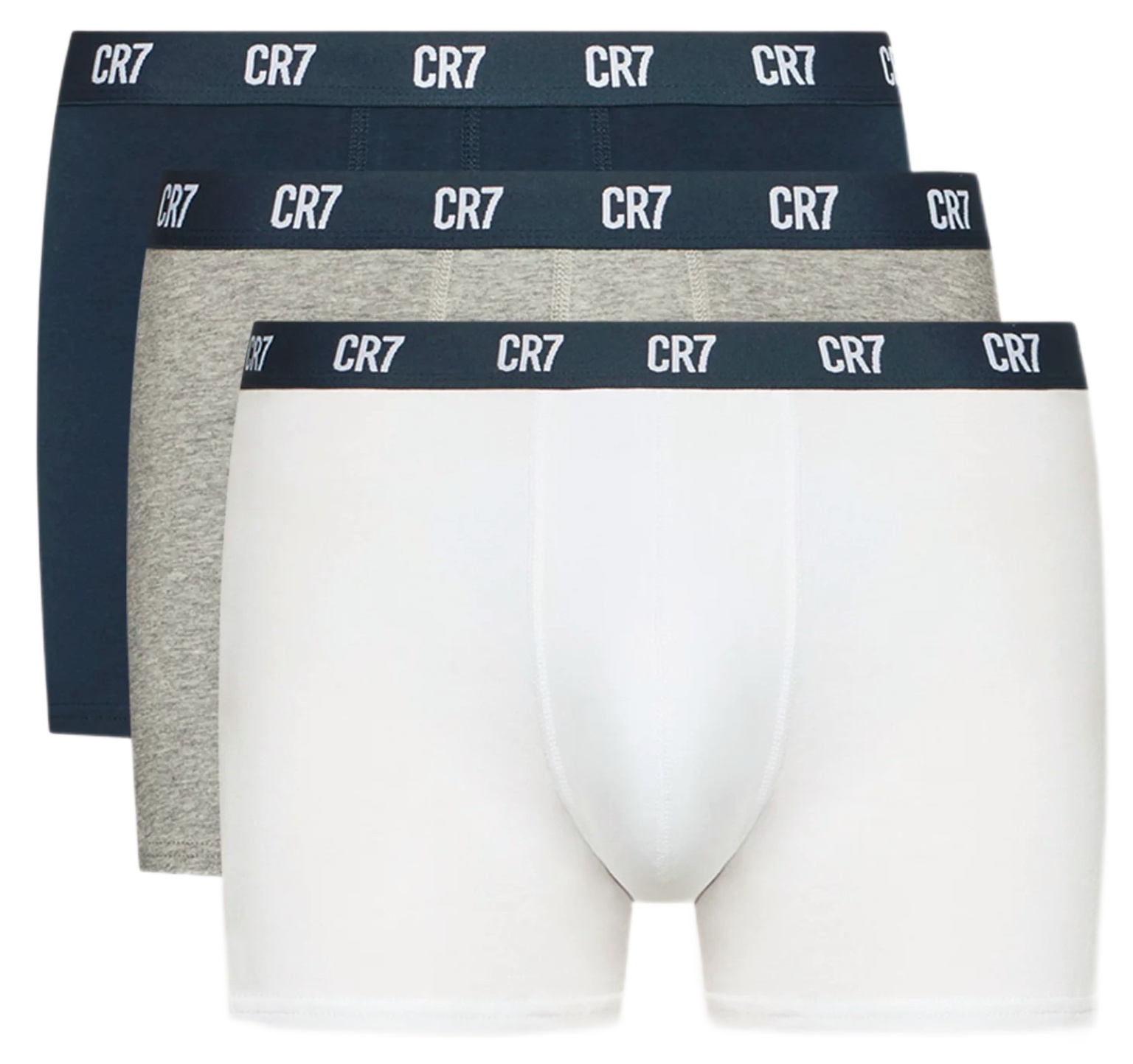 CR7 Boxer Basic Trunk 3 Pack , Pánska spodná bielizeň, Velikosť: M