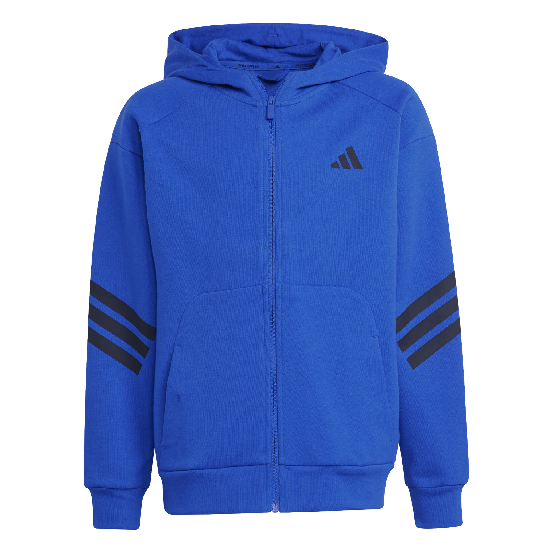 Adidas Future Icons 3-Stripes Sweatshirt Hooded Kids , Detská mikina, Velikosť: 128