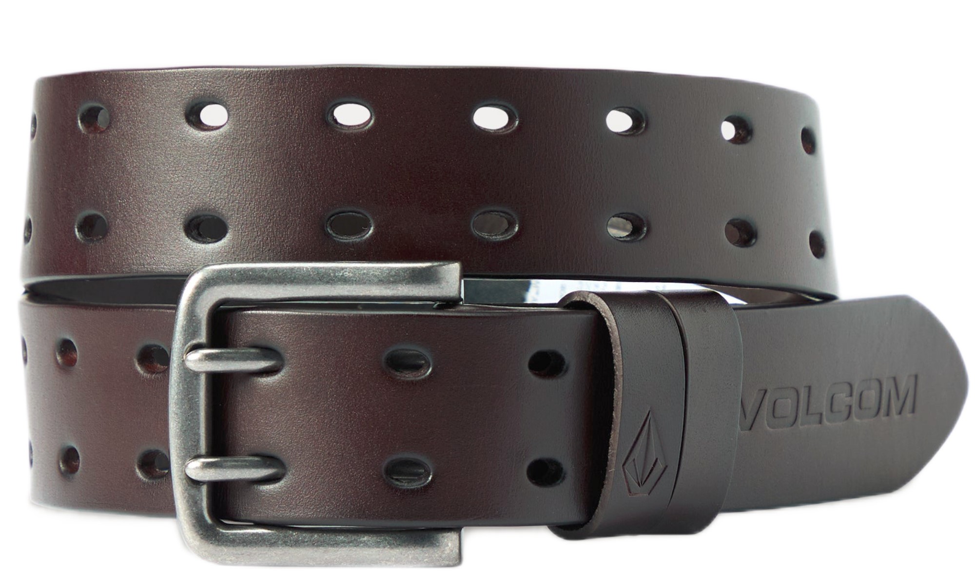 Volcom Two Spike Leather Belt , Opasok, Velikosť: 36