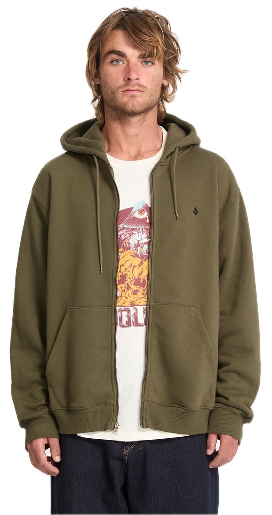 Volcom Single Stone Zip M , Pánska mikina, Velikosť: S