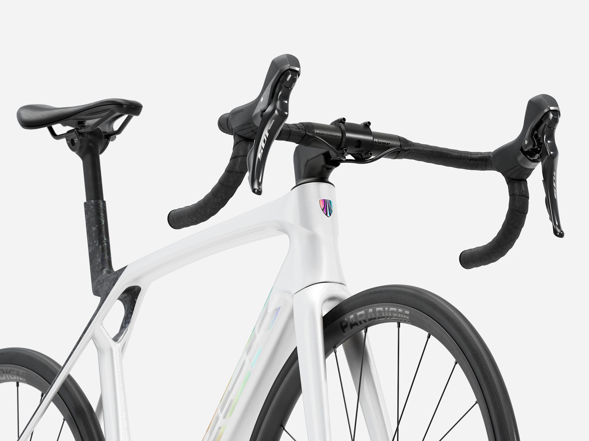 Trek Madone SL 5 Gen 8 Gloss Crystal White/Matte Deep Smoke 2026 - Veľkosť: M, L · záber 5
