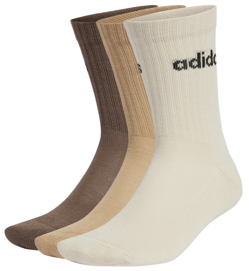 Adidas Linear Crew Cushioned Socks 3 Pairs , Ponožky, Velikosť: S