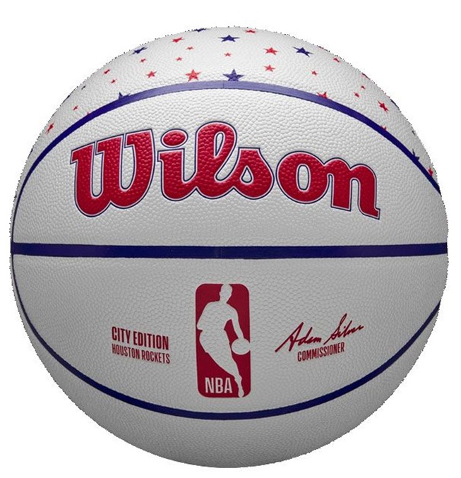 Wilson Houston Rockets Ballon Team City Collector - Veľkosť: 7 · záber 3