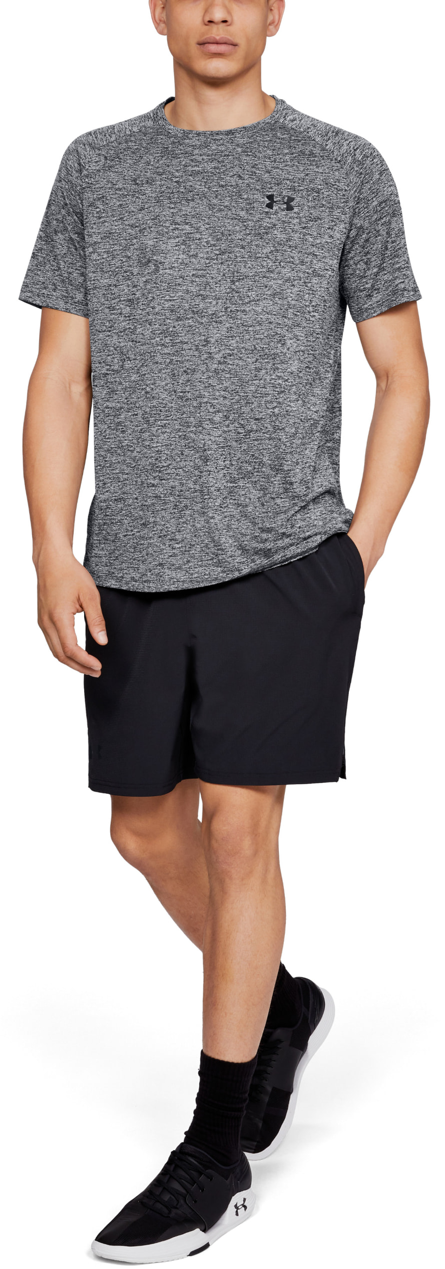Under Armour Tech™ 2.0 Shirt - Veľkosť: M | Farba: Sivá · záber 9