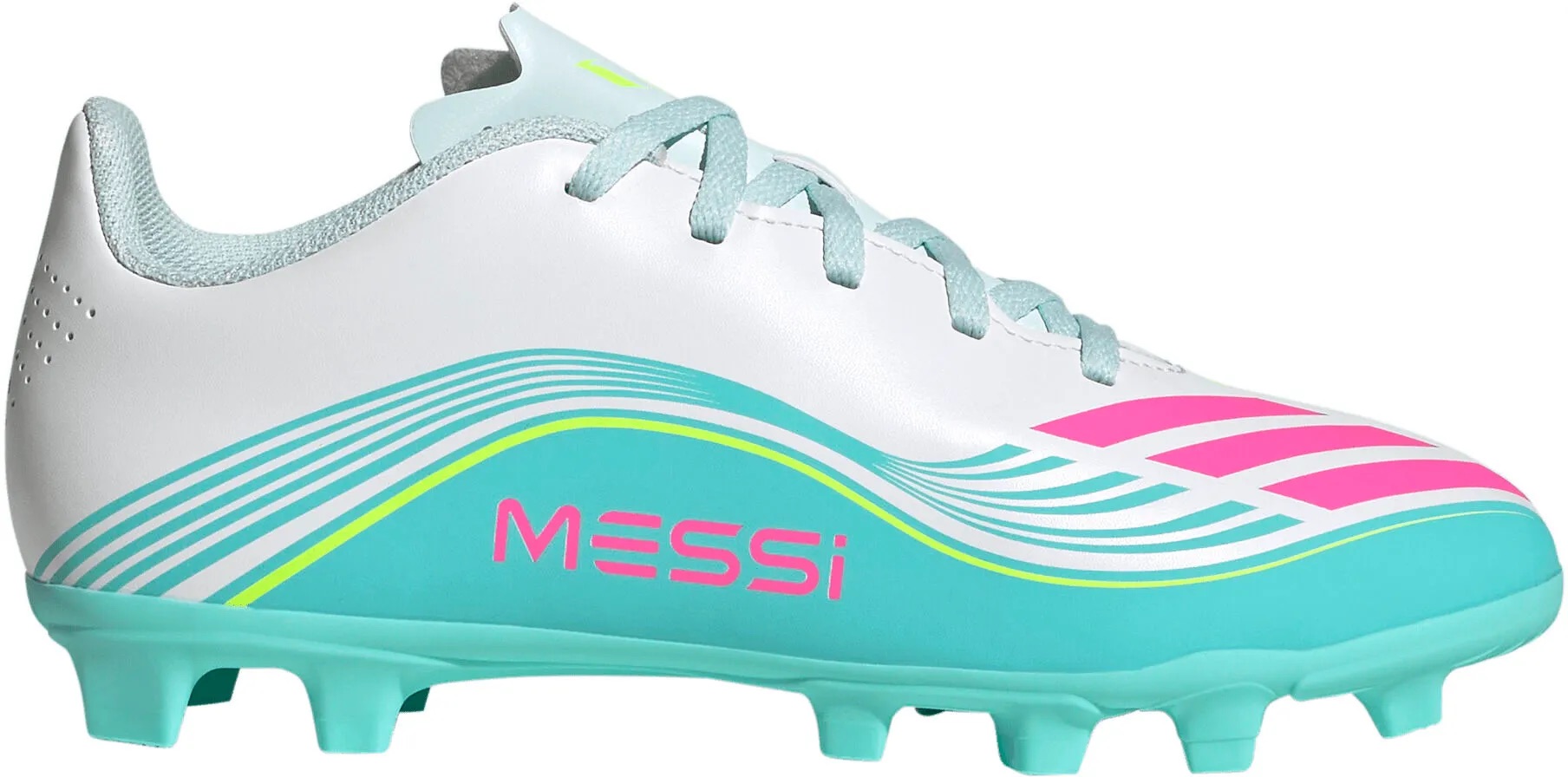 E-shop Adidas F50 Club Messi FG/MG K 2/3 EUR, Juniorské kopačky, Velikosť: 36 2/3 EUR