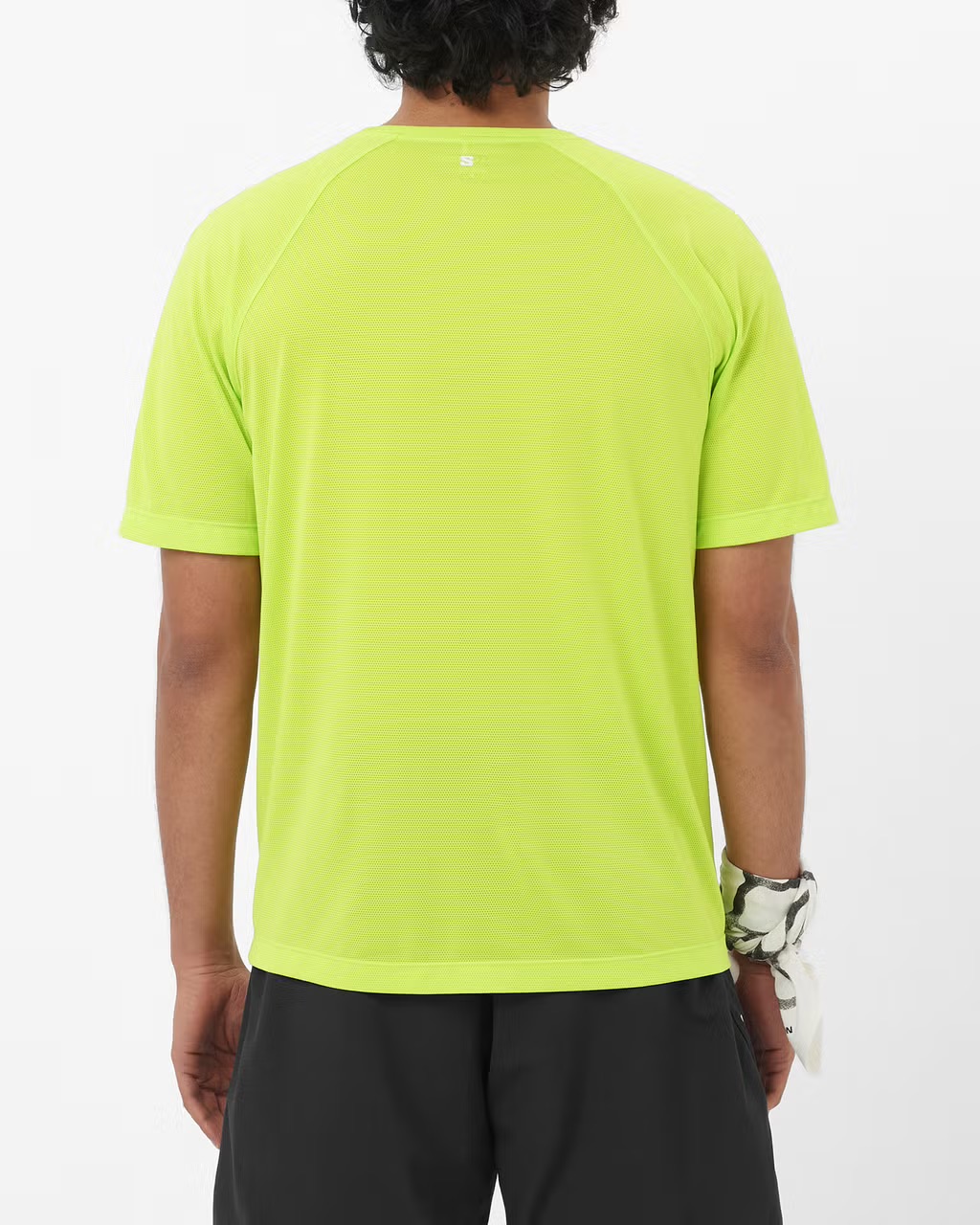 Salomon SHKout Core SS Tee M - Veľkosť: S | Farba: Zelená · záber 2