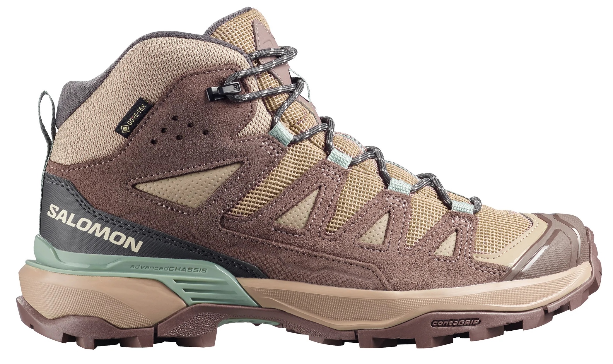 E-shop Salomon X Ultra 360 Leather Mid GTX W 2/3 EUR, Dámska turistická obuv, Velikosť: 38 2/3 EUR