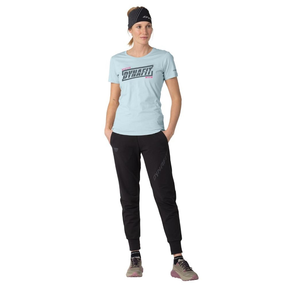 Dynafit Graphic Cotton T-shirt W - Veľkosť: 40 | Farba: Modrá · záber 2