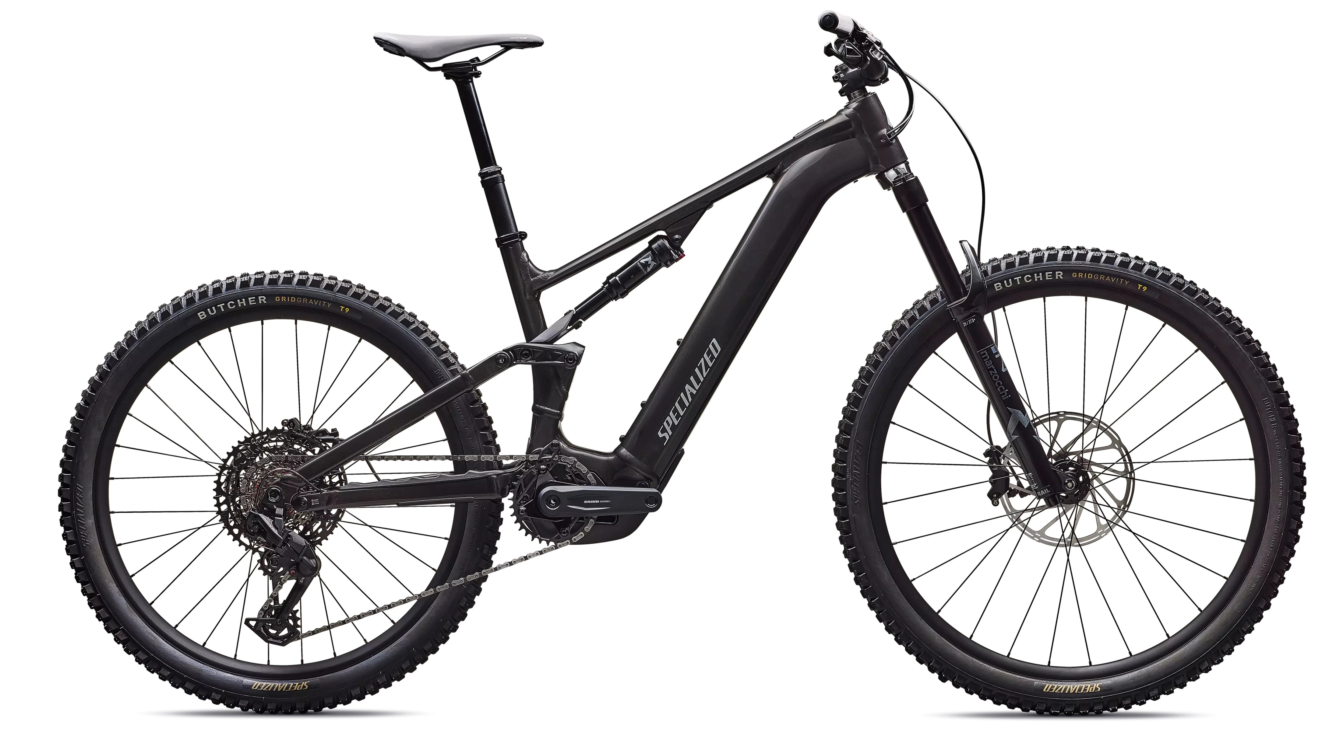 SPECIALIZED Levo Alloy G4 Gloss Metallic Obsidian / Silver Dust 2026 2, Gripy, Velikosť: S2