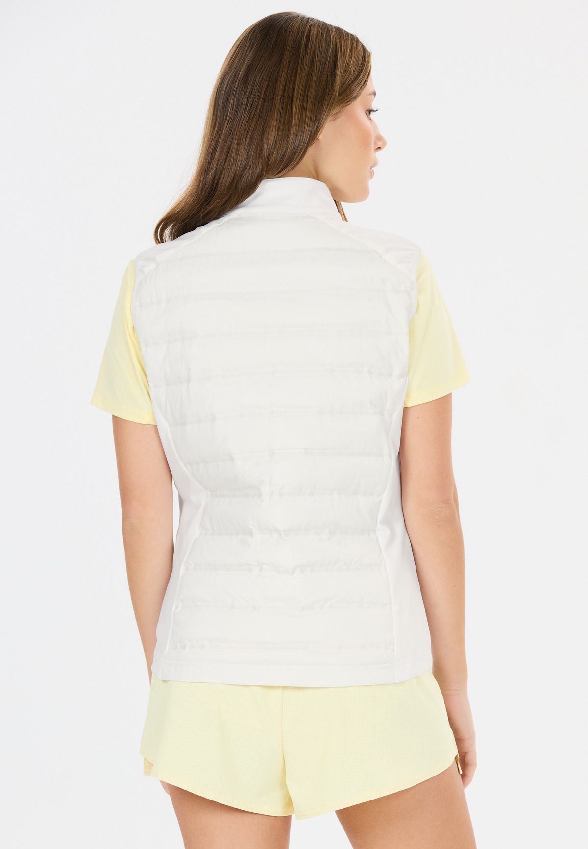 Endurance Reitta Hot Fused Hybrid Vest W - Veľkosť: 36 | Farba: Biela · záber 8