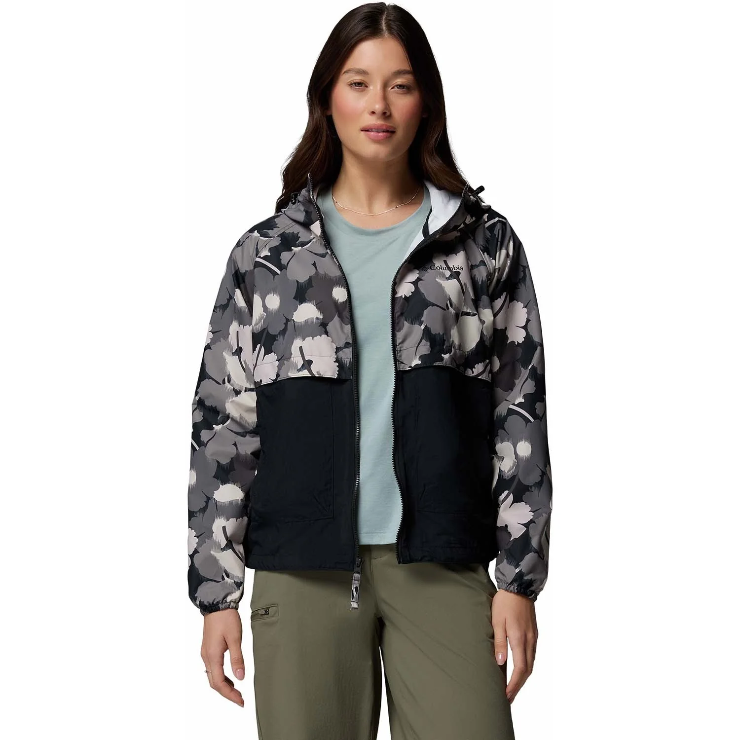COLUMBIA Spire Valley Printed Windbreaker W - Veľkosť: M · záber 2