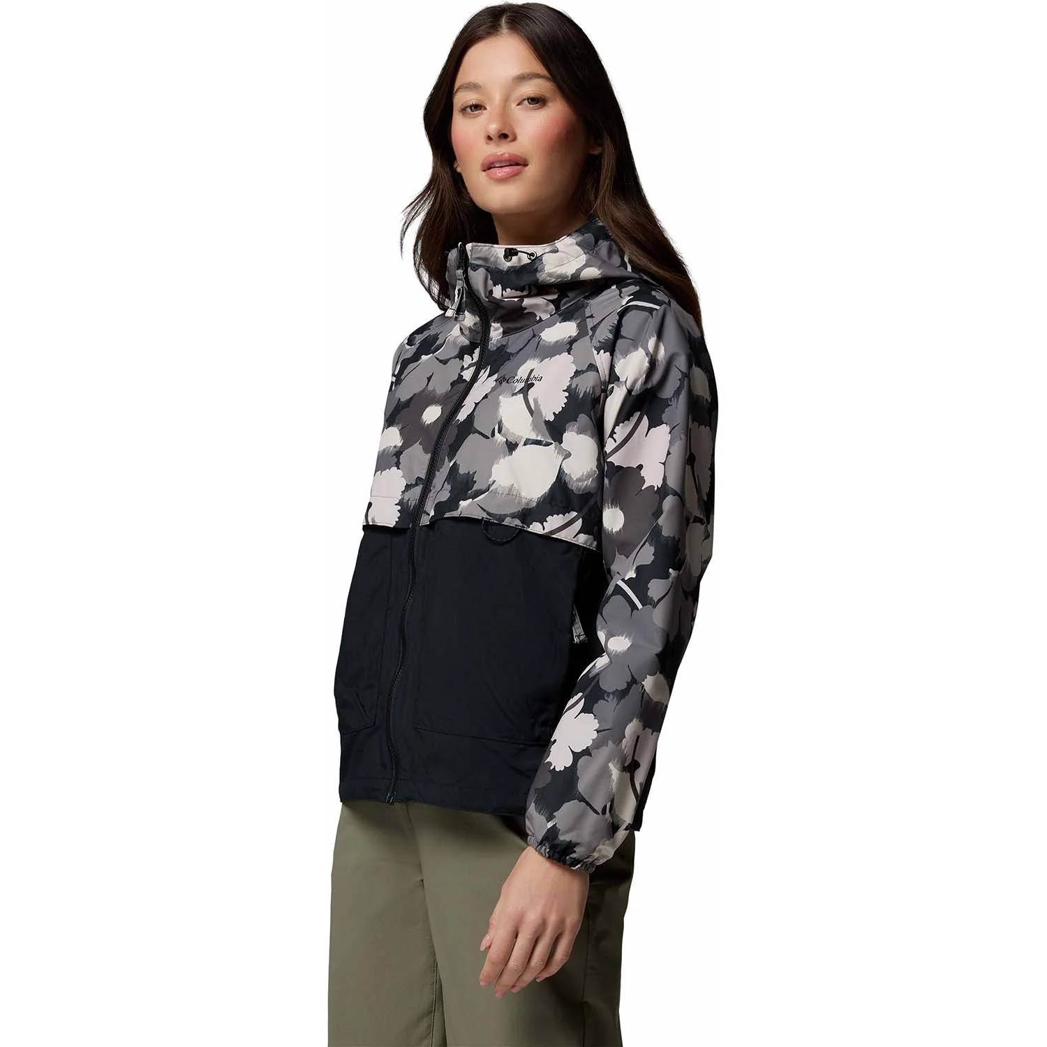 COLUMBIA Spire Valley Printed Windbreaker W - Veľkosť: M · záber 6