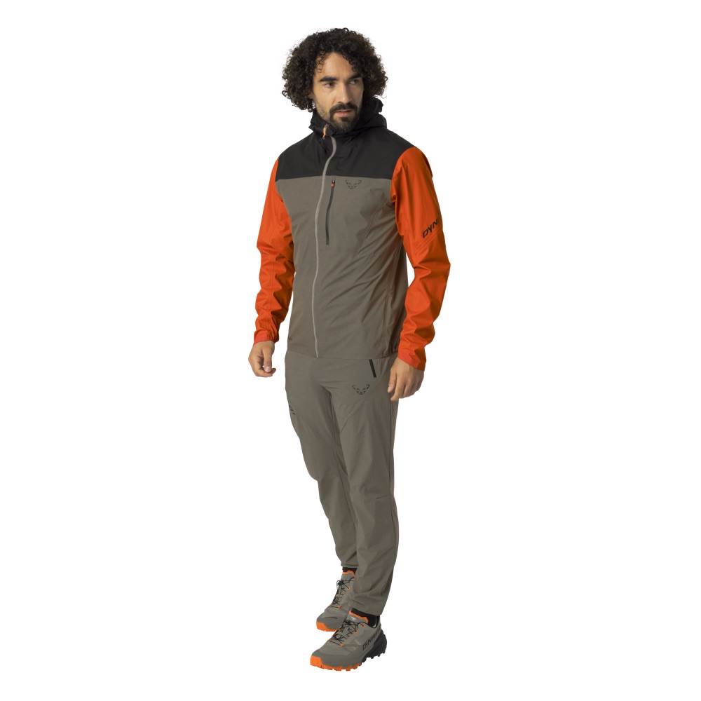 Dynafit TRAVERSE 3L JKT M - Veľkosť: L | Farba: Kiwi, Grapefruit · záber 2