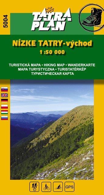 TATRAPLAN NÍZKE TATRY - východ 1:50 000, SJ , Mapa, Velikosť: Univerzálna veľkosť
