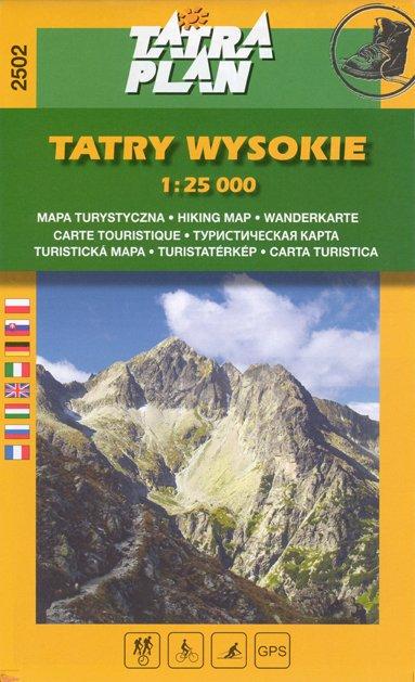 Mapa TATRAPLAN Vysoké Tatry 1:25 000, poľ. Veľkosť: Univerzálna veľkosť