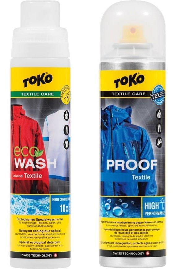 Impregnácia Toko Duo-Pack Textille Proof and ECO Textile Wash 2x 250 ml Veľkosť: 2x 250 ml