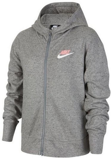 Dievčenská mikina Nike Sportswear Big Kids Full-Zip Jersey Veľkosť: L